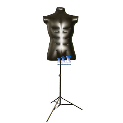 Inflatable Male Torso, Large with MS12 Stand